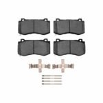 Dynamic Friction 2021-2023 Chrysler 300 Front 5000 Advanced Ceramic Brake Pads and Hardware Kit