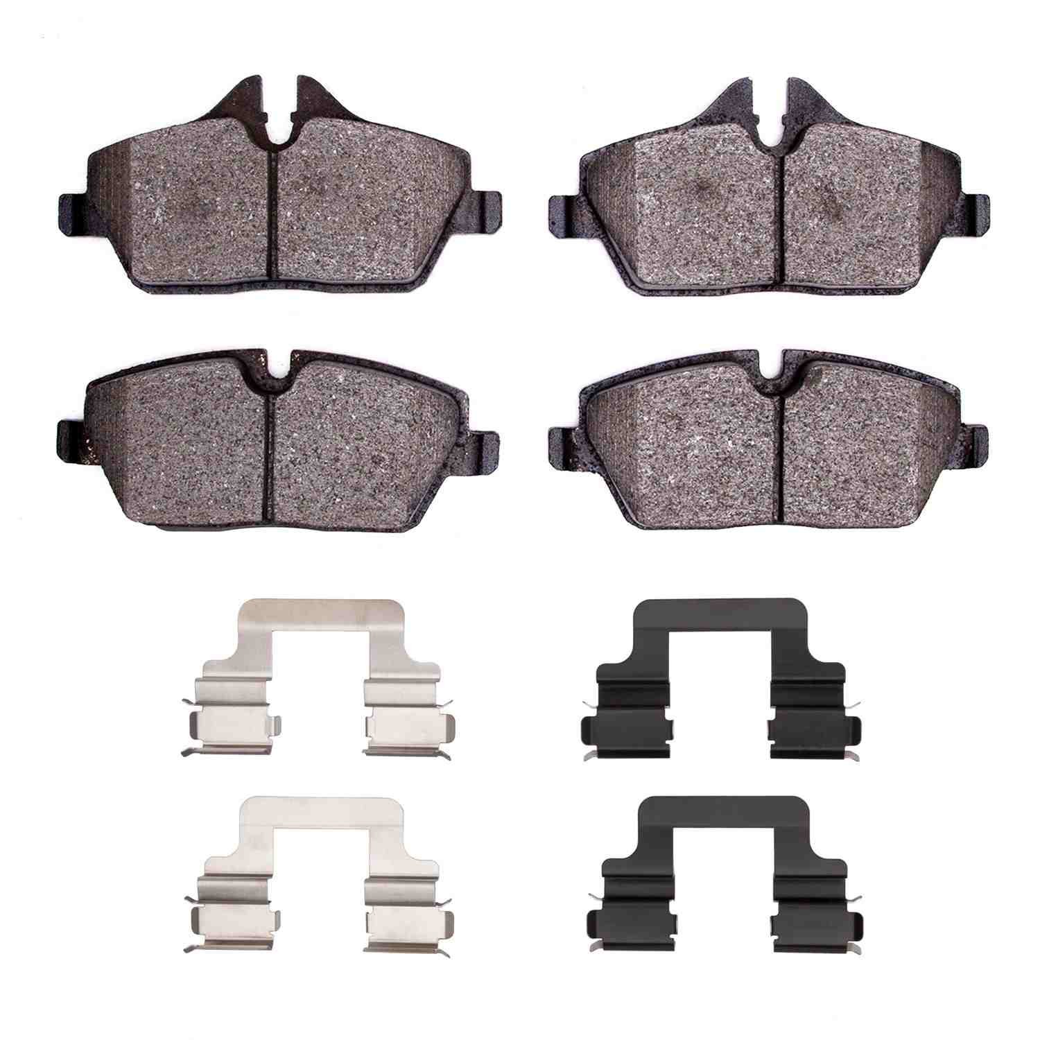 DF_1552130801_Fro.jpg Dynamic Friction 2014-2019 MINI Cooper (Excl Clubman) Front 5000 Advanced Ceramic Brake Pads and Hardware Kit - Image 1