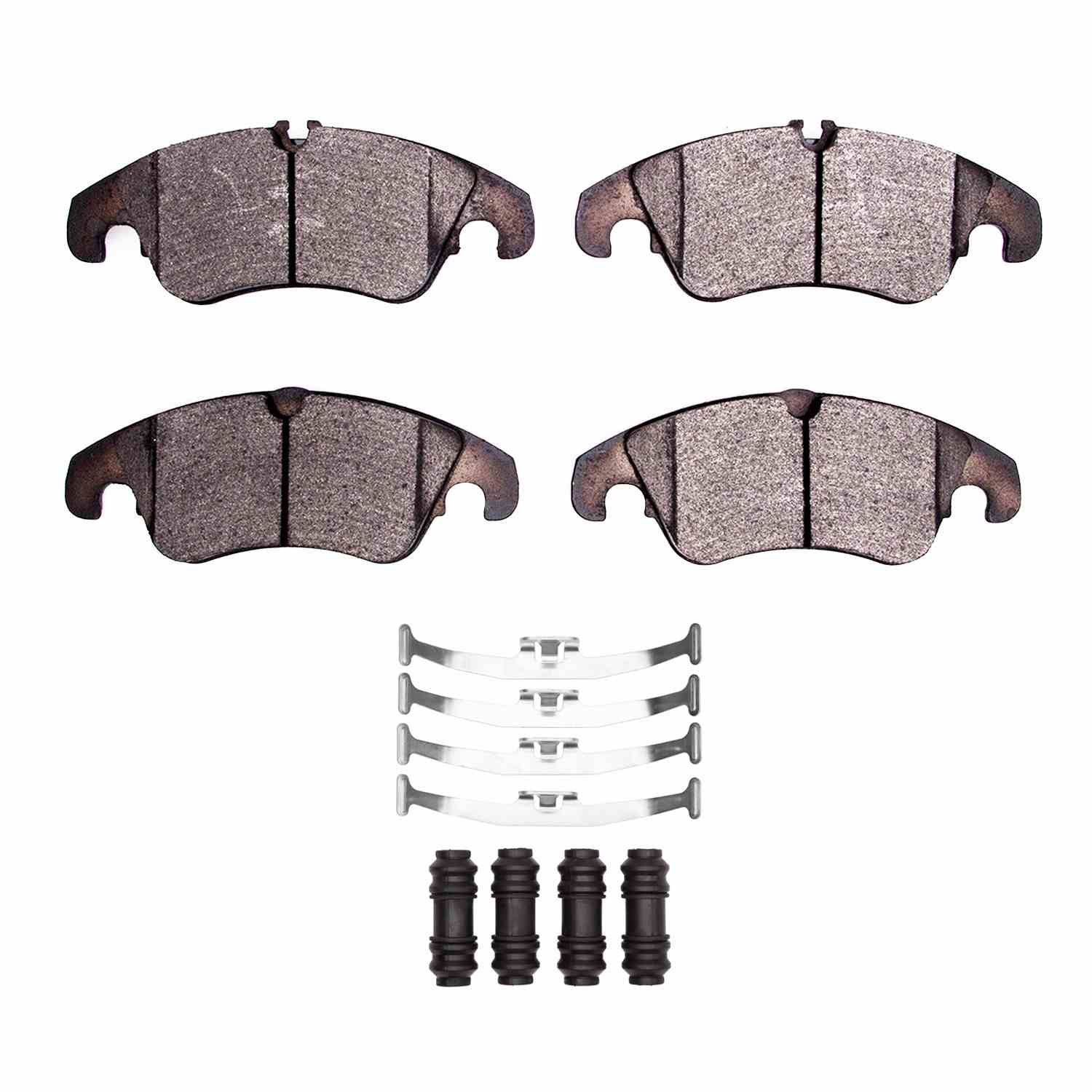 DF_1552132201_Fro.jpg Dynamic Friction 2011-2016 Audi A4 (USA/Canada) Front 5000 Advanced Ceramic Brake Pads and Hardware Kit - Image 1