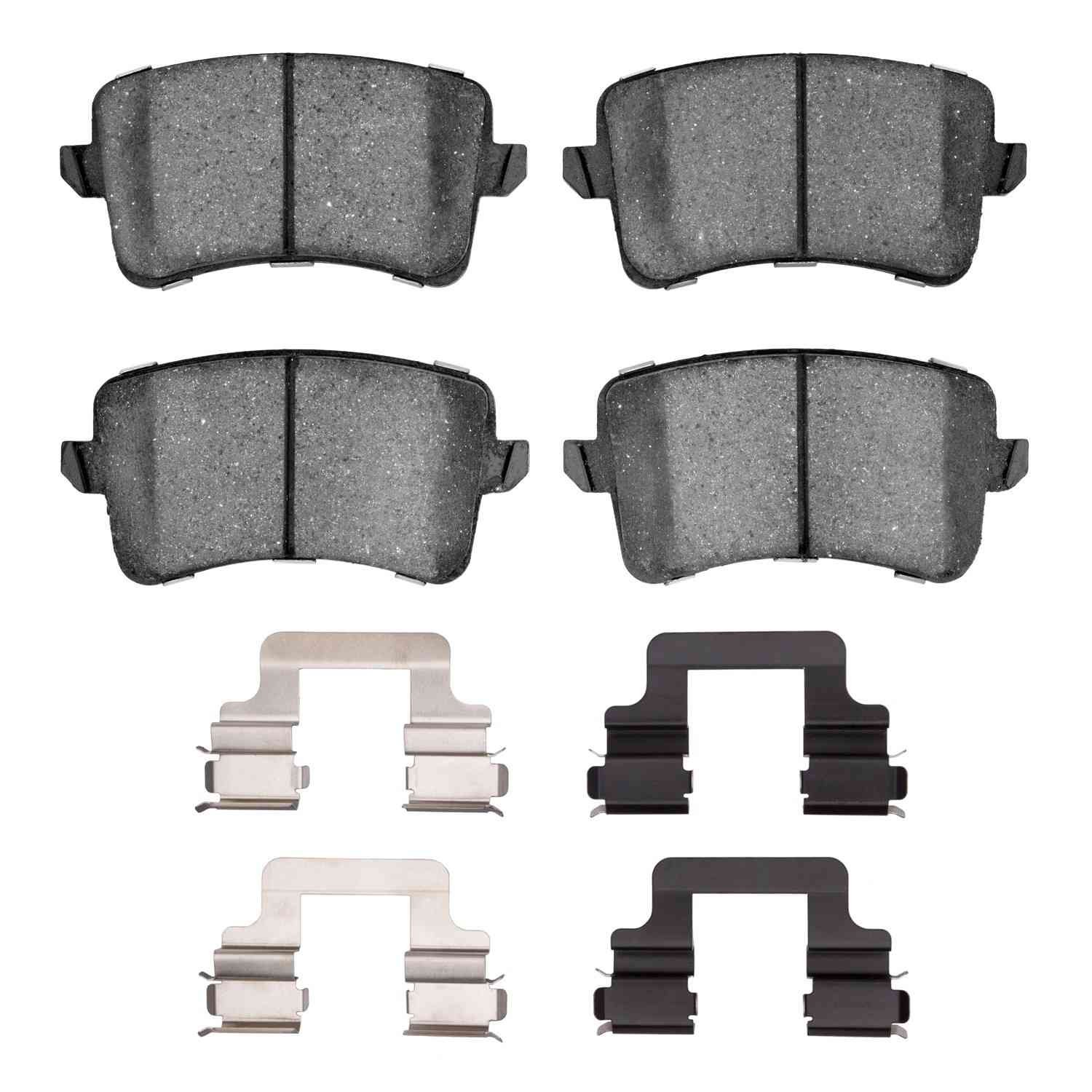 DF_1552138602_Fro.jpg Dynamic Friction 2013-2017 Audi Q5 (Mexico) Rear 5000 Advanced Ceramic Brake Pads and Hardware Kit - Image 1