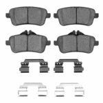 Dynamic Friction 2012-2019 Mercedes-Benz GLE350 Rear 5000 Advanced Ceramic Brake Pads and Hardware Kit