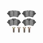 Dynamic Friction 2019-2019 MINI Cooper (Excl Clubman) Front 5000 Advanced Low Metallic Brake Pads and Hardware Kit