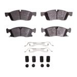 Dynamic Friction 2021-2025 Dodge Durango Front 5000 Advanced Ceramic Brake Pads and Hardware Kit