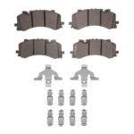 Dynamic Friction 2019-2021 Audi A8 Front 5000 Advanced Ceramic Brake Pads and Hardware Kit