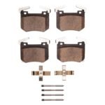 Dynamic Friction 2019-2022 Genesis G70 Rear 5000 Advanced Low Metallic Brake Pads and Hardware Kit