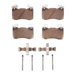 Dynamic Friction 2019-2022 Genesis G70 Front 5000 Advanced Low Metallic Brake Pads and Hardware Kit