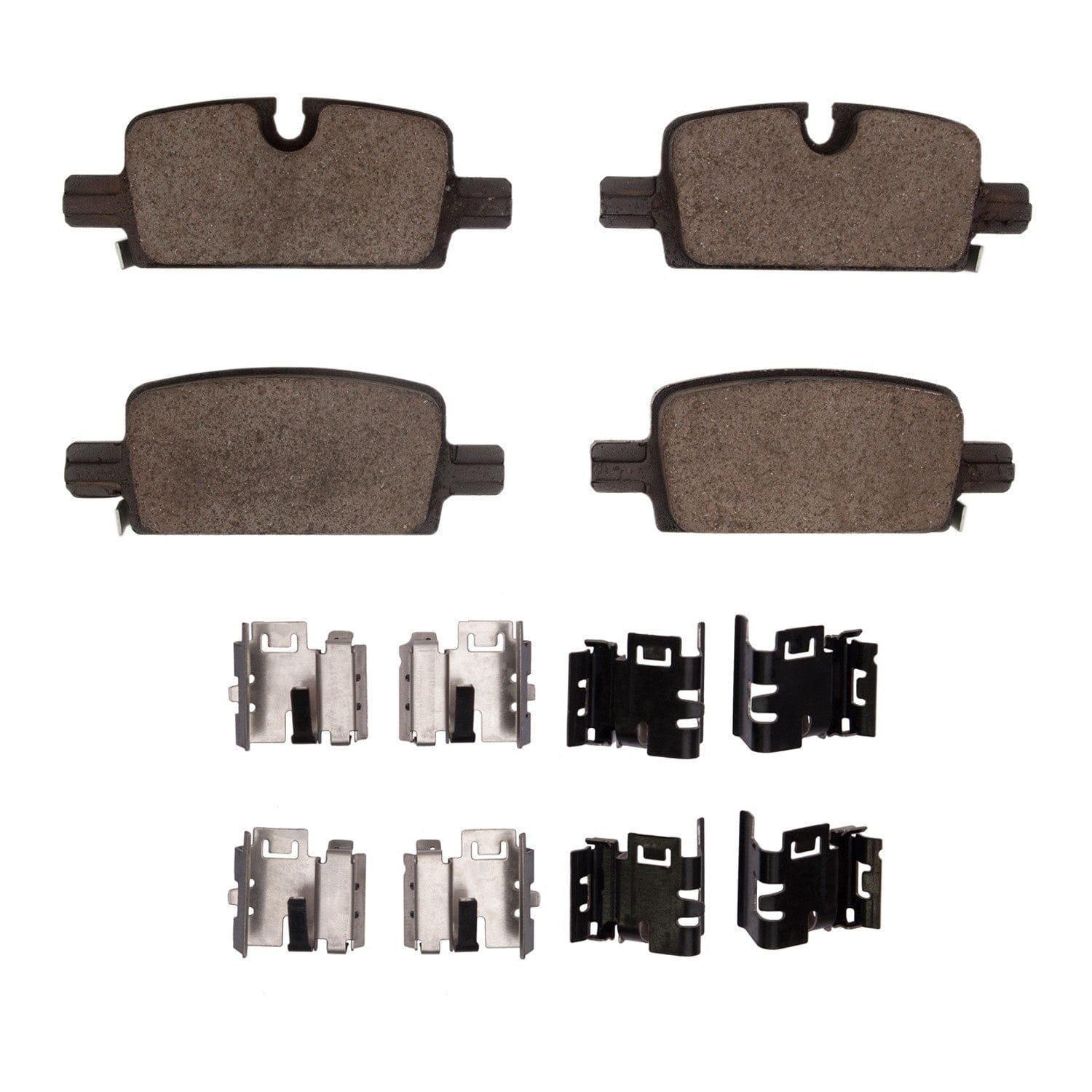 DF_1552217401_Fro.jpg Dynamic Friction 2021-2026 Acura ZDX Rear 5000 Advanced Low Metallic Brake Pads and Hardware Kit - Image 1