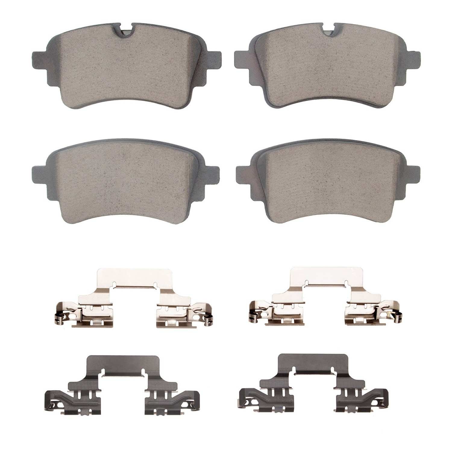DF_1552236401_Fro.jpg Dynamic Friction 2020-2025 Audi A5 Sportback Rear 5000 Advanced Low Metallic Brake Pads and Hardware Kit - Image 1
