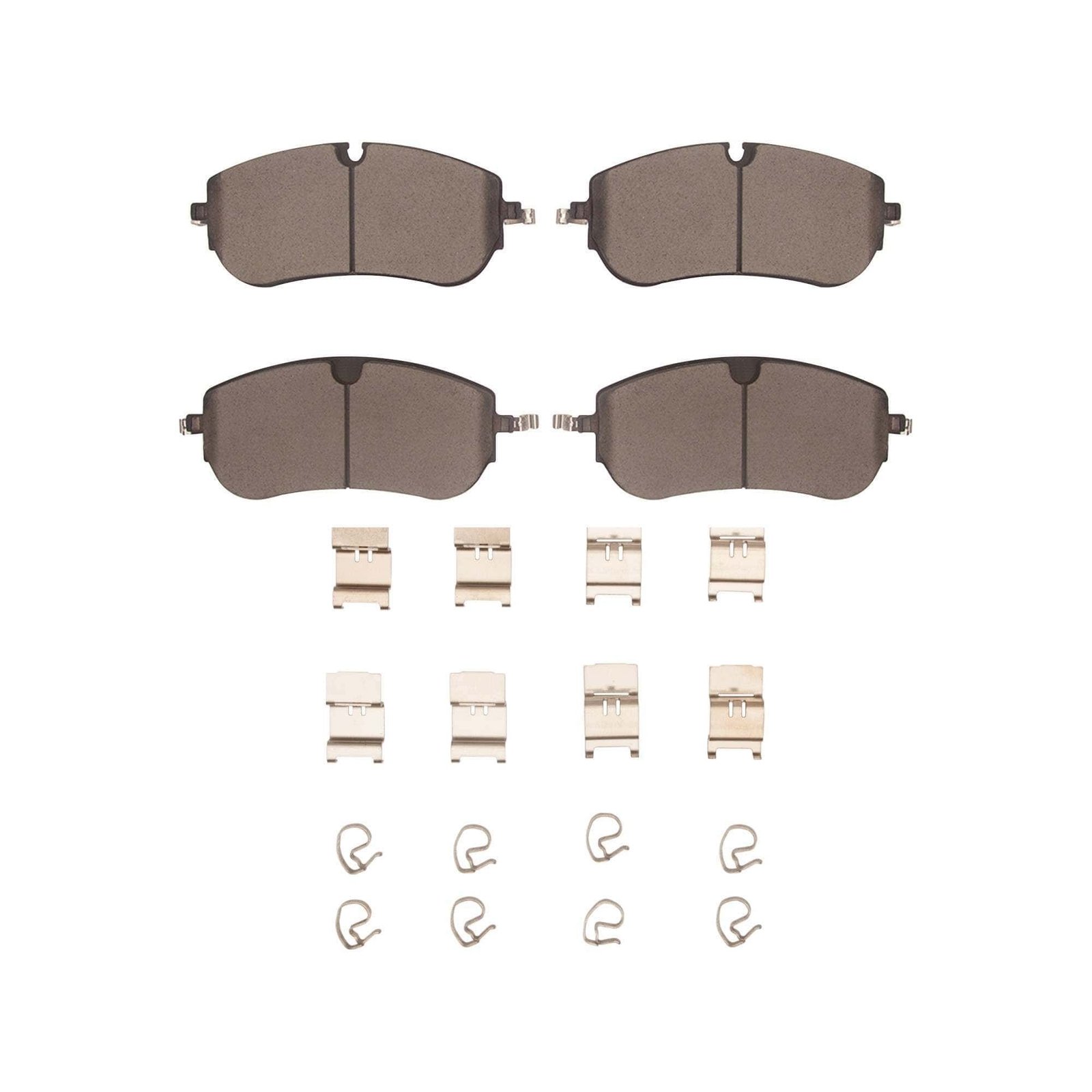 DF_1552241601_Fro.jpg Dynamic Friction 2022-2025 Land Rover Discovery Sport Front 5000 Advanced Low Metallic Brake Pads and Hardware Kit - Image 1