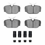 Dynamic Friction 1984-1991 BMW 325es Front Euro 5000 Ceramic Brake Pads and Hardware Kit