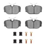 Dynamic Friction 1983-1991 BMW 325is Front Euro 5000 Ceramic Brake Pads and Hardware Kit