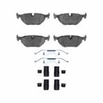 Dynamic Friction 1996-2003 BMW 540i Rear Euro 5000 Ceramic Brake Pads and Hardware Kit - Image 2