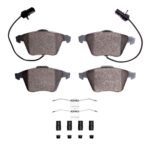 Dynamic Friction 2000-2011 Audi A6 Quattro Front Euro 5000 Ceramic Brake Pads and Hardware Kit