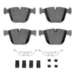 Dynamic Friction 2009-2017 BMW 550i GT Rear Euro 5000 Ceramic Brake Pads and Hardware Kit