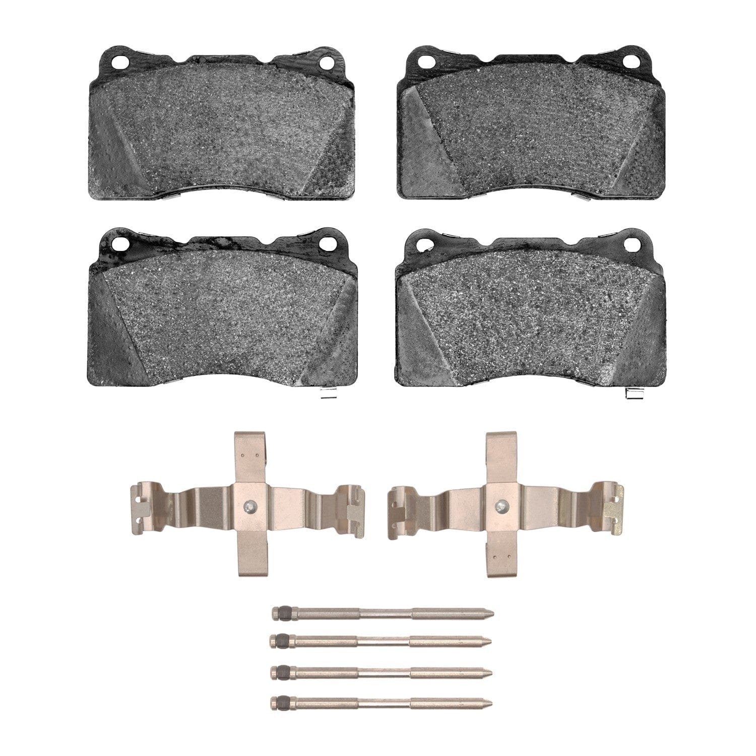 DF_1600100106_Fro.jpg Dynamic Friction 2017-2025 Acura Integra Front Euro 5000 Ceramic Brake Pads and Hardware Kit - Image 1