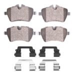 Dynamic Friction 2011-2016 MINI Cooper Countryman Front Euro 5000 Ceramic Brake Pads and Hardware Kit