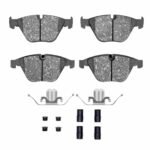 Dynamic Friction 2007-2015 BMW X1 (USA/Canada) Front Euro 5000 Ceramic Brake Pads and Hardware Kit