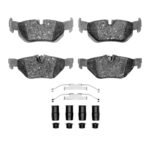 Dynamic Friction 2006-2015 BMW 325i (USA/Canada) Rear Euro 5000 Ceramic Brake Pads and Hardware Kit