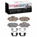 Dynamic Friction 2020-2024 MINI Cooper (Excl Clubman) Front Euro 5000 Ceramic Brake Pads and Hardware Kit