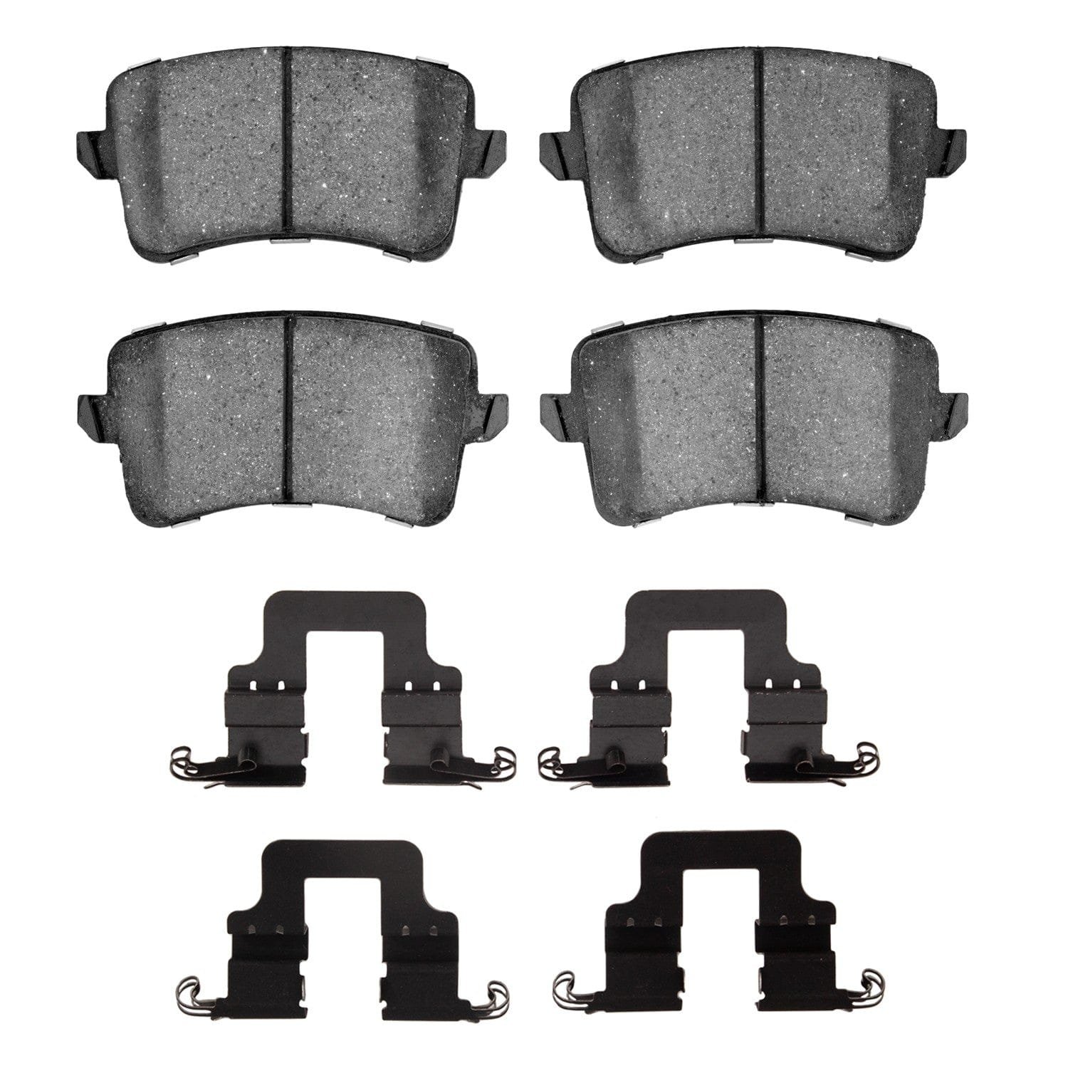 DF_1600138601_Fro.jpg Dynamic Friction 2008-2017 Audi A4 (USA/Canada) Rear Euro 5000 Ceramic Brake Pads and Hardware Kit - Image 1