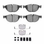 Dynamic Friction 2009-2018 BMW 550I xDrive Front EURO 5000 Ceramic Brake Pads and Hardware Kit