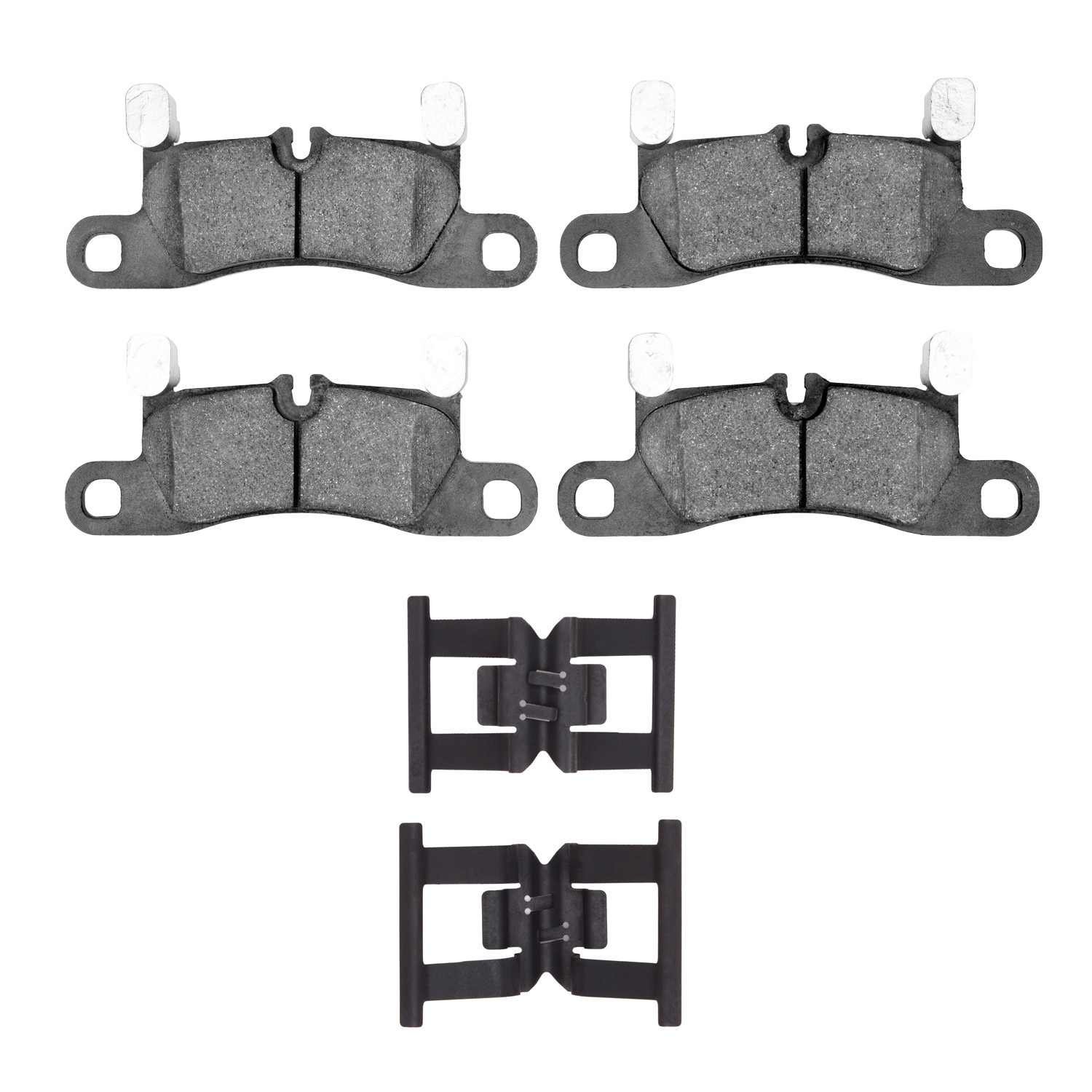 DF_1600145301_Fro.jpg Dynamic Friction 2011-2018 Porsche Cayenne Rear Euro 5000 Ceramic Brake Pads and Hardware Kit - Image 1