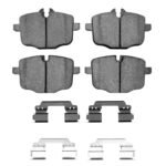 Dynamic Friction 2012-2019 BMW M5 Rear Euro 5000 Ceramic Brake Pads and Hardware Kit