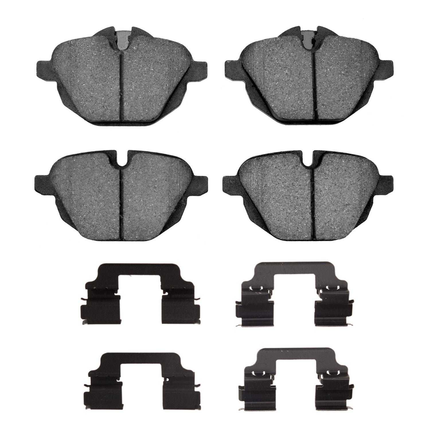DF_1600147301_Fro.jpg Dynamic Friction 2011-2025 BMW 528i Rear Euro 5000 Ceramic Brake Pads and Hardware Kit - Image 1