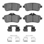Dynamic Friction 2012-2018 Mercedes-Benz ML350 Rear Euro 5000 Ceramic Brake Pads and Hardware Kit