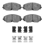 Dynamic Friction 2018-2025 Volkswagen Atlas Cross Sport/Atlas (Mexico) Front Euro 5000 Ceramic Pads & Hardware Kit