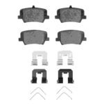 Dynamic Friction 2019-2024 Volvo XC40 Rear Euro 5000 Ceramic Brake Pads and Hardware Kit