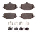 Dynamic Friction 2019-2026 Mercedes-Benz GLE53 AMG Rear Euro 5000 Ceramic Brake Pads and Hardware Kit