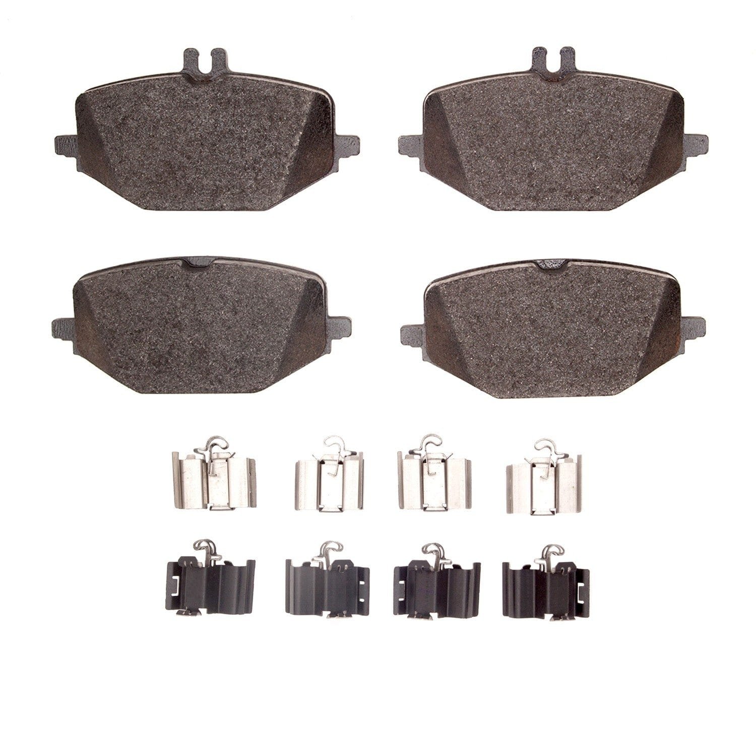 DF_1600221001_Fro.jpg Dynamic Friction 2019-2026 Mercedes-Benz GLE53 AMG Rear Euro 5000 Ceramic Brake Pads and Hardware Kit - Image 1