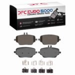 Dynamic Friction 2020-2023 Mercedes-Benz GLE350 Rear Euro 5000 Ceramic Brake Pads and Hardware Kit