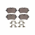 Dynamic Friction 2020-2025 Audi Q7 Rear Euro 5000 Ceramic Brake Pads and Hardware Kit
