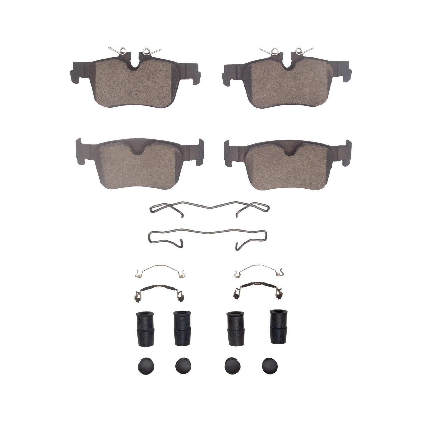 DF_1600241001_Fro.jpg Dynamic Friction 2021-2025 Volvo XC60/S60 Rear Euro 5000 Ceramic Brake Pads and Hardware Kit - Image 1