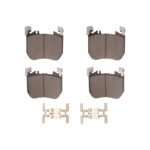 Dynamic Friction 2021-2025 Mercedes-Benz S580e Front Euro 5000 Ceramic Brake Pads and Hardware Kit