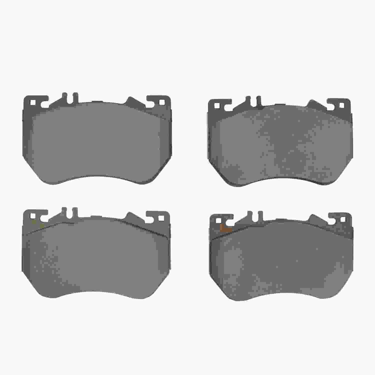 DF_1600245600_Fro.jpg Dynamic Friction 2022-2025 Mercedes-Benz CLE300 Front Euro 5000 Ceramic Brake Pads - Image 1