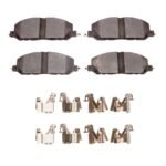 Dynamic Friction 2020-2025 Ford Police Interceptor Utility Front Police Brake Pads and Hardware Kit