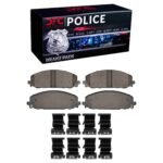 Dynamic Friction 2021-2025 Dodge Durango Front Police Brake Pads and Hardware Kit