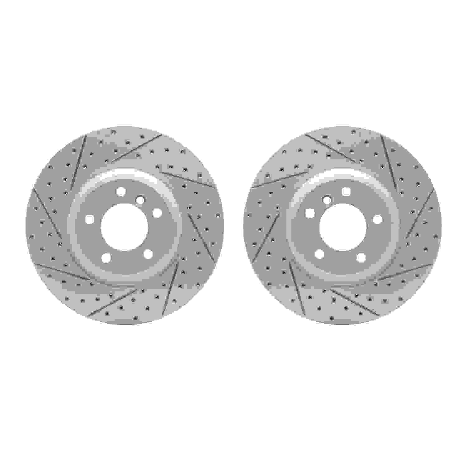 DF_200231011_Fro.jpg Dynamic Friction 2007-2015 BMW 335xi Front Drilled & Slotted Geoperformance Rotors - Image 1