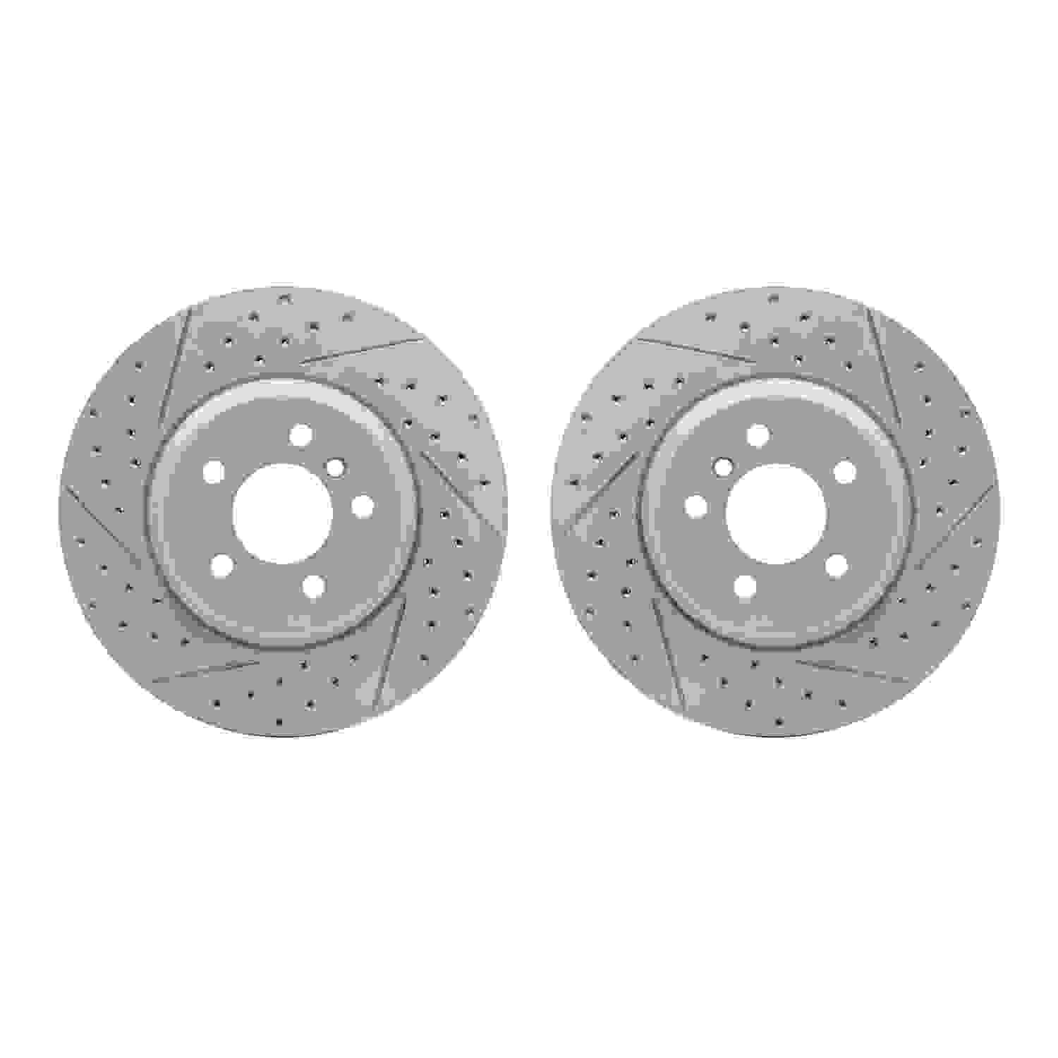 DF_200231024_Fro.jpg Dynamic Friction 2011-2019 BMW 535d Front Drilled & Slotted Geoperformance Rotors - Image 1
