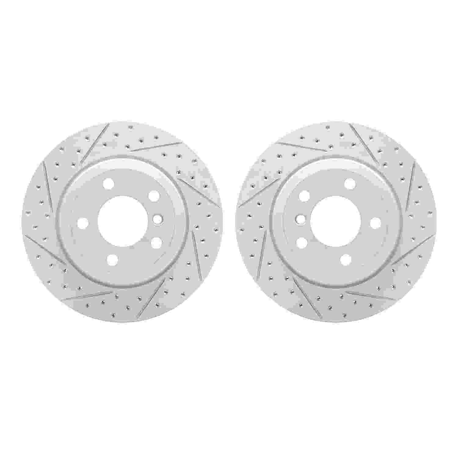 DF_200231094_Fro.jpg Dynamic Friction 2007-2019 BMW X5 Rear Drilled & Slotted Geoperformance Rotors - Image 1