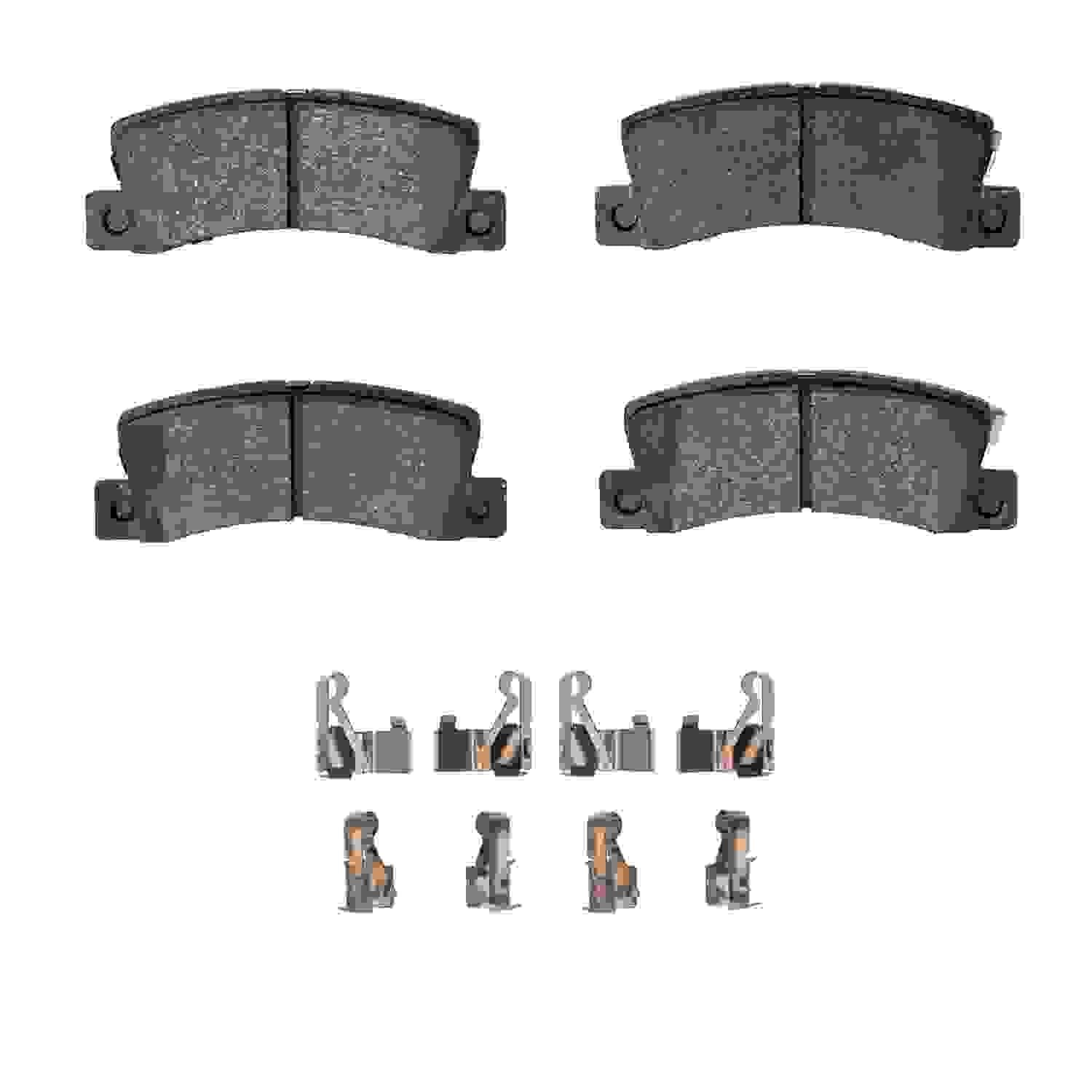 DF_2115032501_Fro.jpg R1 Concepts 90-03 Lexus RX300 Rear Performance Sport Pads & Hardware Kit - Image 1