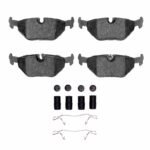 R1 Concepts 99-10 Saab 9-5 Rear Performance Sport Pads & Hardware Kit