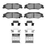 R1 Concepts 97-13 Chevrolet Corvette Rear Performance Sport Pads & Hardware Kit