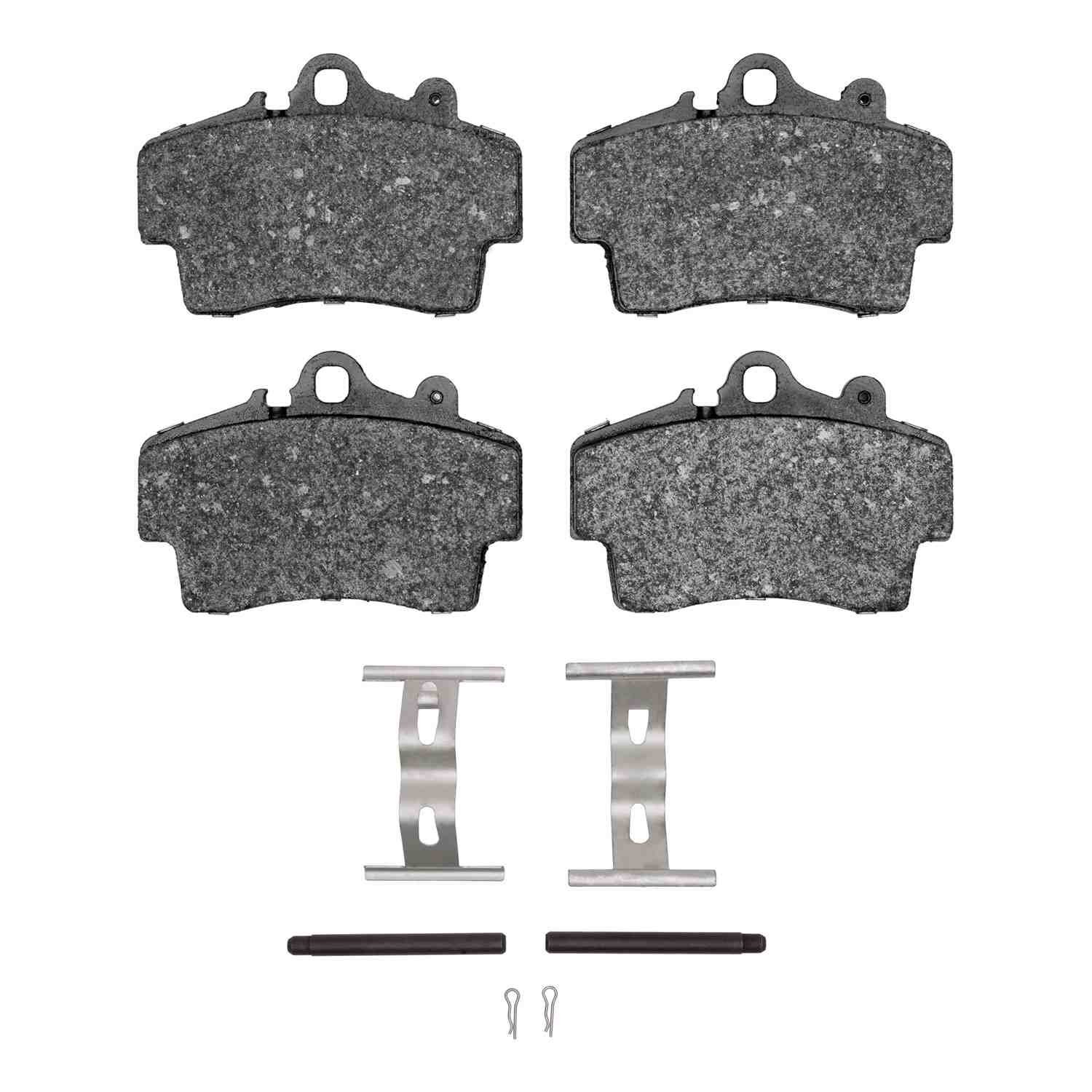 DF_2115073701_Fro.jpg R1 Concepts 97-08 Porsche Boxster Front Performance Sport Pads & Hardware Kit - Image 1