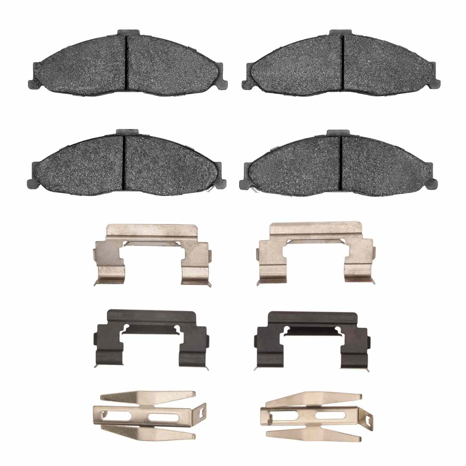DF_2115074901_Fro.jpg R1 Concepts 98-02 Chevrolet Camaro Front Performance Sport Pads & Hardware Kit - Image 1