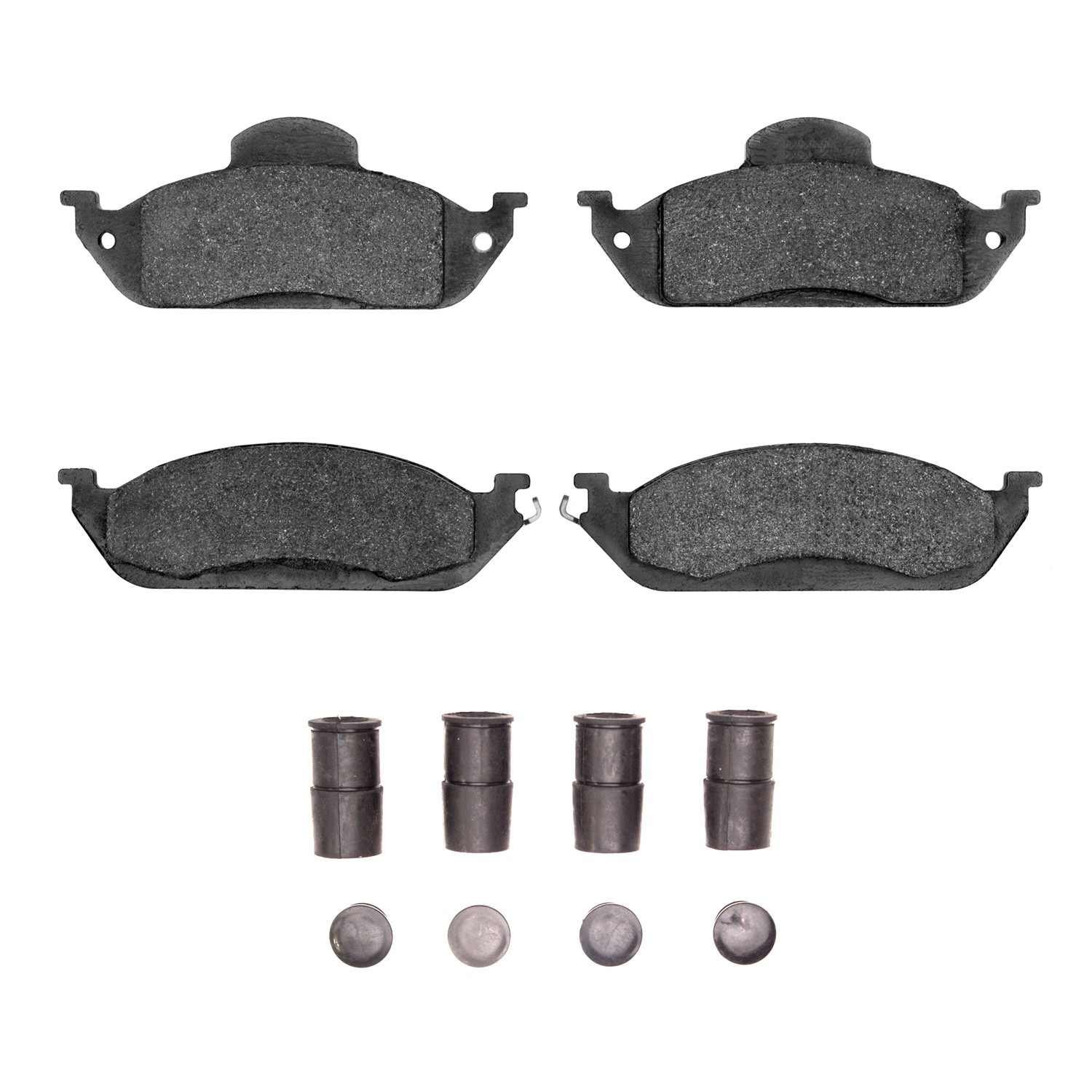 DF_2115076001_Fro.jpg R1 Concepts 98-05 Mercedes-Benz ML430 Front Performance Sport Brake Pads and Hardware Kit - Image 1