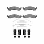 R1 Concepts 95-07 Ford F-350 4WD (Exce Front Super Duty Brake Pads and Hardware Kit
